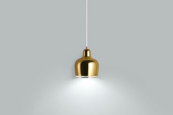 Artek Aalto Pendelleuchte A330S „Golden Bell“, Messing