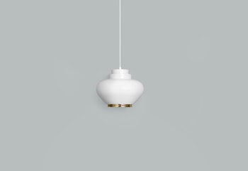 Artek Lampada Aalto A333, bianco - ottone