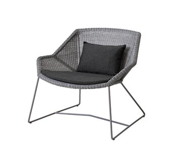 Cane-line Breeze lounge chair cushion set, black