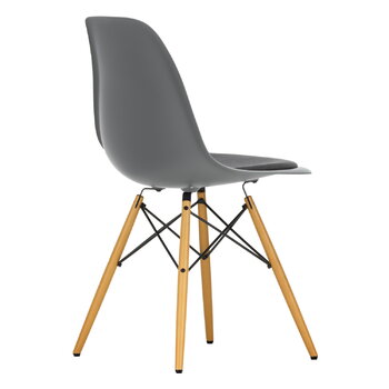 Vitra Eames DSW tuoli, granite grey - vaahtera - t.harmaa pehmuste