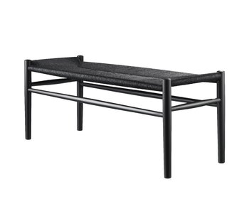 FDB Møbler J83B bench, black