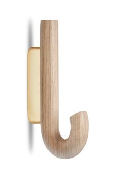 Gejst Hook koukku, mini, tammi - messinki, tuotteen lisäkuva