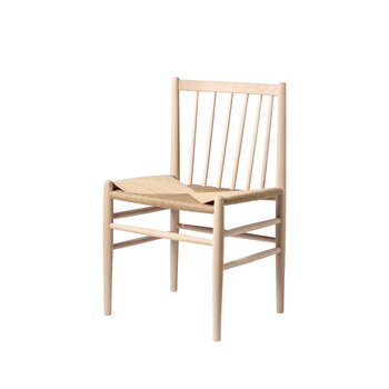 FDB Møbler J80 tuoli, saippuoitu pyökki - paperinaru