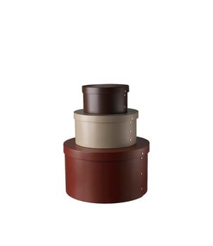 FDB Møbler X3 Drejo shaker box, 22 cm, chocolate brown, extra image