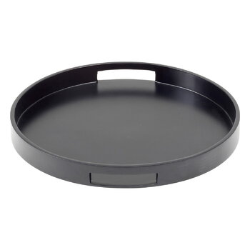 Cane-line Club tray, round 44 cm, black