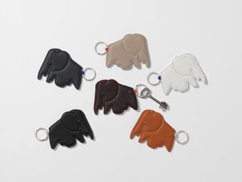 Vitra Elephant key ring, chocolate