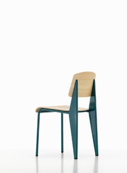 Vitra Standard tuoli, Prouvé Bleu Dynastie - tammi