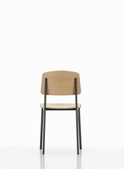 Vitra Standard chair, deep black - oak