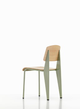 Vitra Standard Stuhl, Prouvé Gris Vermeer - Eiche