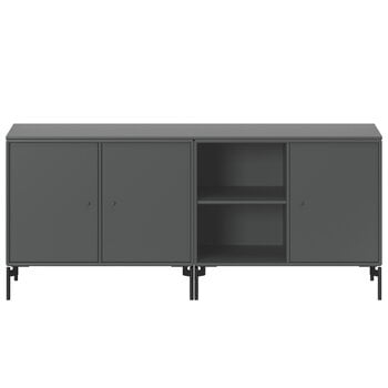 Montana Furniture Save low sideboard, black legs - 04 Antracite