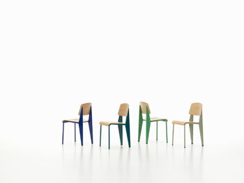 Vitra Standard chair, Prouvé Blé Vert - oak