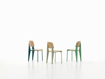 Vitra Standard tuoli, Prouvé Bleu Dynastie - tammi