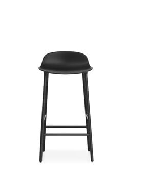 Normann Copenhagen Form bar stool, 65 cm, black steel - black