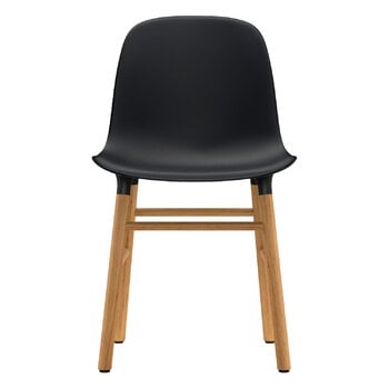 Normann Copenhagen Form tuoli, musta - tammi