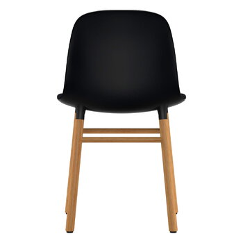 Normann Copenhagen Sedia Form, nero - rovere