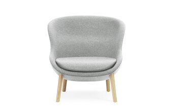 Normann Copenhagen Hyg lounge chair, low, oak - Synergy 16