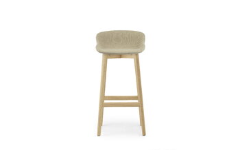 Normann Copenhagen Hyg bar stool, 75 cm, oak - Main Line Flax 20