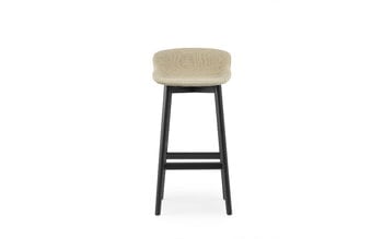 Normann Copenhagen Hyg bar stool, 75 cm, black oak - Main Line Flax 20