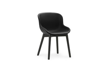 Normann Copenhagen Hyg chair, black oak - black leather Ultra
