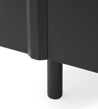 Normann Copenhagen Rib sideboard, 159 cm, mjukt svart