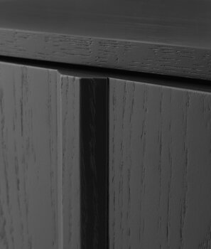 Normann Copenhagen Rib cabinet, 98,5 cm, soft black
