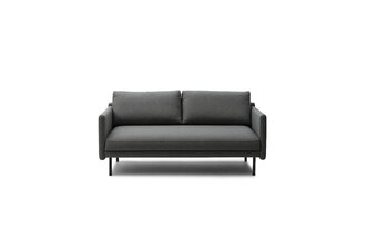 Normann Copenhagen Rar 2-seater sofa, Re-born dark grey