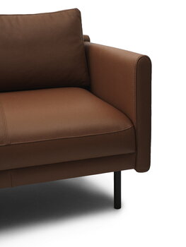 Normann Copenhagen Rar 2-seater sofa, cognac Omaha leather