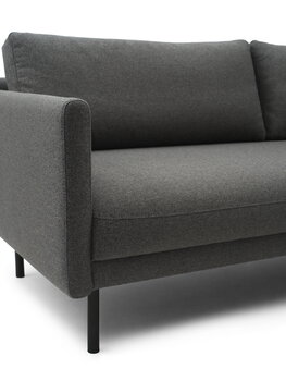 Normann Copenhagen Rar 2-seater sofa, Re-born dark grey