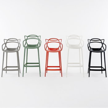 Kartell Sgabello Masters, grigio