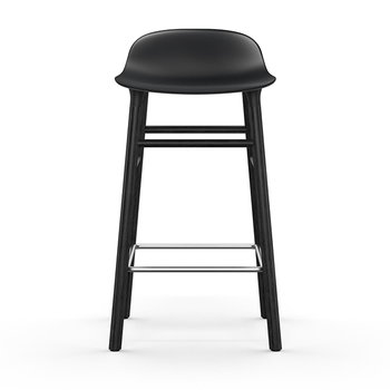 Normann Copenhagen Form barstol 65 cm, svart - svart ek