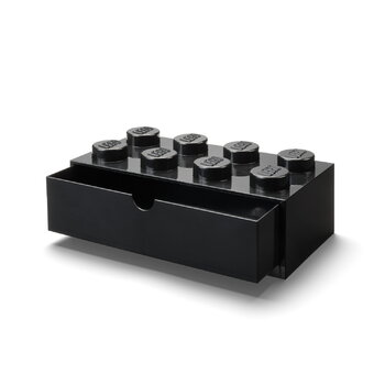 Room Copenhagen Lego Desk Drawer 8 säilytyslaatikko, musta
