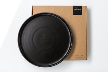 Vaidava Ceramics Eclipse dinner plate 34 cm, black