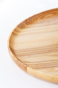 Vaidava Ceramics Plateau Earth en bois de frêne 25,5 cm