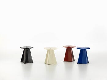 Vitra Sgabello Tabouret Métallique, Prouvé Bleu Marcoule