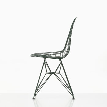 Vitra Wire Chair DKR, dark green