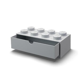 Room Copenhagen Contenitore Lego Desk Drawer 8, grigio