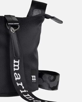 Marimekko Borsa a tracolla a secchiello Essential, nero solido, immagine extra