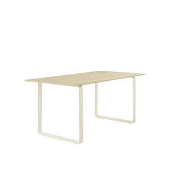 Muuto 70/70 pöytä, 170 x 85 cm, massiivitammi - hiekka