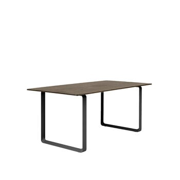 Muuto Table 70/70, 170 x 85 cm, chêne massif fumé - noir