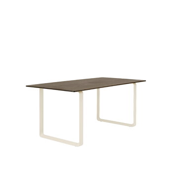 Muuto 70/70 Tisch, 170 x 85 cm, Eiche massiv geräuchert – Sandbeige