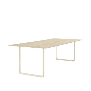 Muuto 70/70 table, 255 x 108 cm, solid oak - sand