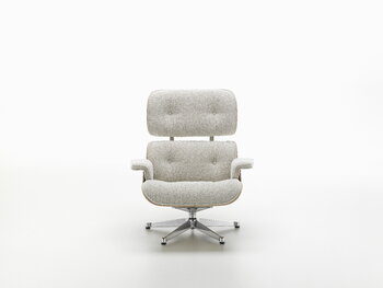 Vitra Eames Lounge Chair&Ottoman, new size, A. cherry-Nubia cream/sand