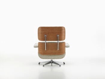 Vitra Eames Lounge Chair & Ottoman, neue Größe, Kirsche - Nubia, Creme
