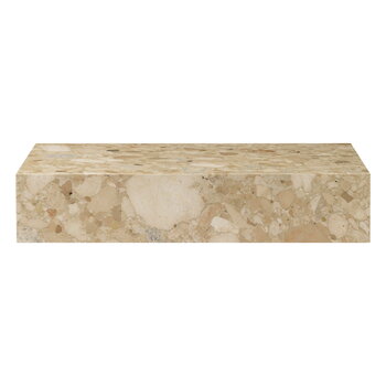 Audo Copenhagen Plinth Grand bord, Kunis Breccia marmor