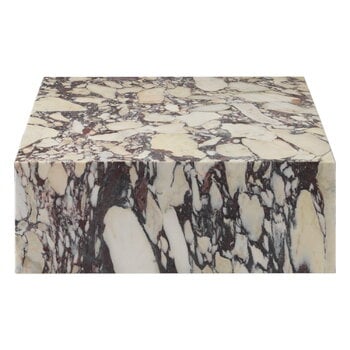 Audo Copenhagen Plinth Grand table, Calacatta Viola marble