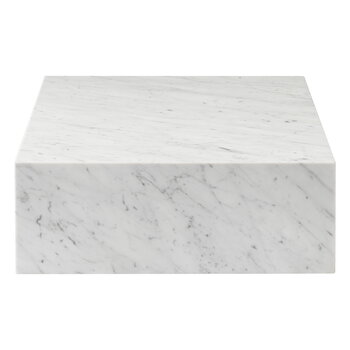 Audo Copenhagen Plinth Grand pöytä, valkoinen Carrara marmori