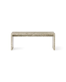 Audo Copenhagen Plinth Bridge table, Kunis Breccia marble