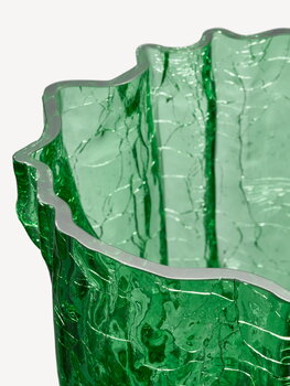 Kosta Boda Crackle vase, 175 mm, green