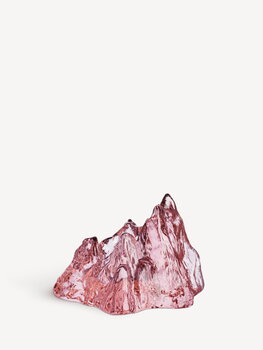 Kosta Boda The Rock ljuslykta, 91 mm, rosa