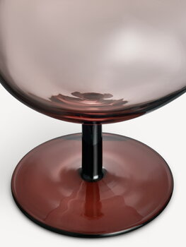 Kosta Boda Bod bottle, 230 mm, burgundy - cork